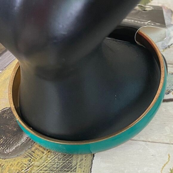 Green Bangle Bracelet NWT Size Small Women's Accessories Metal - Picture 2 of 5